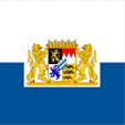 Flagge Bayern stellvertretender Ministerpräsident Flag Bavaria vice prime minister