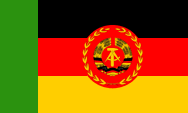 Flagge flag Dienstflagge der Grenztruppen border control patrol DDR GDR Ostdeutschland East Germany