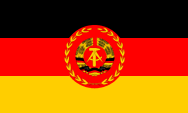 Flagge flag Dienstflagge der Armee (Kriegsflagge) DDR GDR Ostdeutschland East Germany