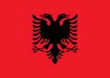 Flagge Fahne flag National flag Albanien Albania