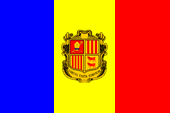 Flagge Fahne flag National flag Merchant flag Andorra