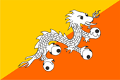 Flagge Fahne flag Druk Jul Druk Yul Bhutan National flag