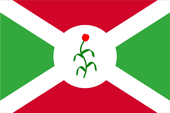 Flagge Fahne flag Nationalflagge Burundi