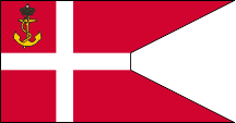 Flagge Fahne flag Dänemark Denmark Danmark Official flag Marine official flag Navy Hilfsschiffe aux ships