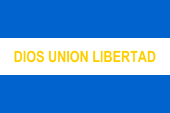 Flagge Fahne flag El Salvador State flag Streitkräfte state flag armed forces