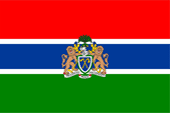 Flagge Fahne flag drapeau Botschafter flag pavillon ambassadors Gambia