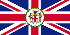 Flagge Fahne flag Britisch British Jamaika Jamaica Gouverneur governor