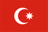 Flagge Fahne flag National flag Kaschgarien Kaschgar Kashgaria Ostturkestan Ostturkistan East Turkestan Uiguristan