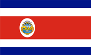 Flagge Fahne flag National flag State flag Naval flag national naval state Costa Rica Kostarika Costarica