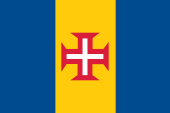 National flag Flagge Fahne flag Distrito Funchal Arquipélago da Madeira