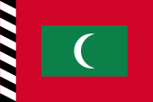 Flagge Fahne National flag State flag state flag Malediven Maldives