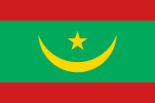 Flagge Fahne flag National flag Mauretanien Mauritania