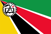 Flagge Fahne flag National flag Mosambik Mozambique Mocambique