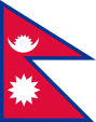 Flagge Fahne flag Nationalflagge Handelsflagge Nepal