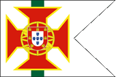 Flagge Fahne flag Portugiesisch-Indien Portuguese India Distriktskommandant District Commandant