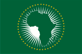 Flagge Fahne flag drapeau AU UA Afrikanische Union African Union Union africaine