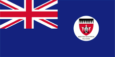 Flagge Fahne flag Salomon-Inseln Salomonen Solomon Islands British Solomon Islands Protectorate Britische Salomonen
