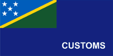 Flagge Fahne flag Zoll Zollflagge customs flag Customs Ensign Salomon-Inseln Salomonen Solomon Islands
