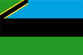 Flagge Fahne flag National flag national flag Sansibar Zanzibar Pemba, Sansibar und Pempa Zanzibar and Pemba