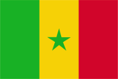 Flagge Fahne flag Nationalflagge Handelsflagge Staatsflagge national merchant state flag Senegal