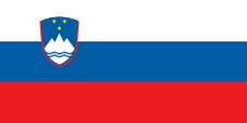 Flagge Fahne flag Staatsflagge state flag Slowenien Slovenia