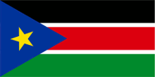 Flagge Fahne Flag National flag Südsudan South Sudan