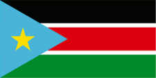Flagge Fahne Flag Nationalflagge Südsudan South Sudan