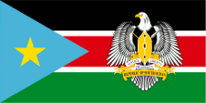 Flagge Fahne Flag Präsident President Südsudan South Sudan
