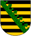 Wappen coat of arms Sachsen Saxony Saxe Freistaat free state