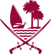Wappen coat of arms Katar Qatar