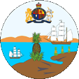 Wappen Abzeichen Badge coat of arms Leeward-Inseln Leeward Islands Colony Colony