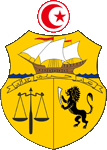 Wappen coat of arms Badge Abzeichen Emblem Tunesien Tunisia Tunisie Tunis