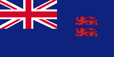 Nationalflagge Zyperns als britische Kolonie