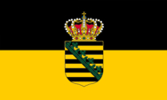 Landesfarben colours Flagge Fahne flag Sachsen Saxony Saxe Königreich Kurfürstentum Herzogtum Kingdom Electorate Duchy