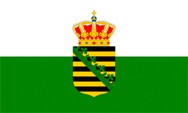 Landesfarben colours Flagge Fahne flag Sachsen Saxony Saxe Königreich Kurfürstentum Herzogtum Kingdom Electorate Duchy