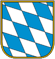 Landessymbol Wappen Freistaat Bayern coat of arms Free State Bavaria