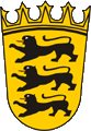 kleines Wappen lesser coat of arms Baden-Württemberg Baden-Wuerttemberg