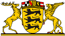 großes Wappen greater coat of arms Baden-Württemberg Baden-Wuerttemberg