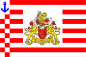 Flagge Fahne flag Bremen Seedienstflagge official flag offshore