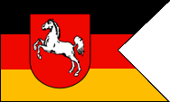 Landesdienstflagge, Schiffe, Boote, Flagge, Fahne, flag, Niedersachsen, Lower Saxony
