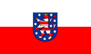 Flagge Fahne flag Landesdienstflagge Thüringen Thueringen Thuringia