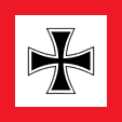Flagge Fahne flag Deutsches Reich German Empire Drittes Third Reich Standarte Oberbefehlshaber Heer Deutsches Reich Supreme Commander of the Army