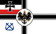 Flagge Fahne pilot flag Lotsenflagge Deutsches Reich Kaiserreich Deutschland Germany German Empire