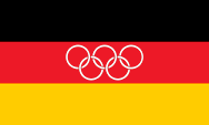 Flagge flag Deutsche Demokratische Republik DDR GDR German Democratic Republic Ostdeutschland East Germany Olympia