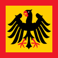 Flagge Fahne flag Deutschland Germany Präsidentenflagge Flagge Bundespräsident President