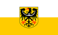 Flagge Fahne flag Provinz Niederschlesien province Lower Silesia