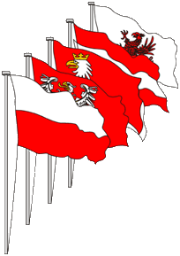 polskie flagi i herby