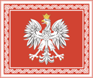flaga Proporzec Prezydenta Rzeczypospolitej Polskiej Polski Polska