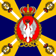 flaga Krolestwo Polskie Kongresowe Krol wojskowa
