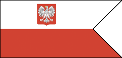 flaga Bandera wojenna Polski Polska